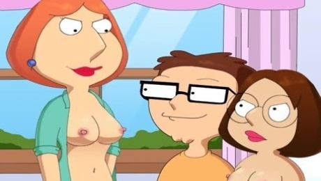 Family Guy - Lewis stole Meg's boyfriend again and fucked him with her lustful pussy