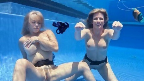 Underwater oral softcore shows premium ladies working their magic in surreal scenes