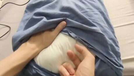 Try massaging the pillow with your hands.ASMR